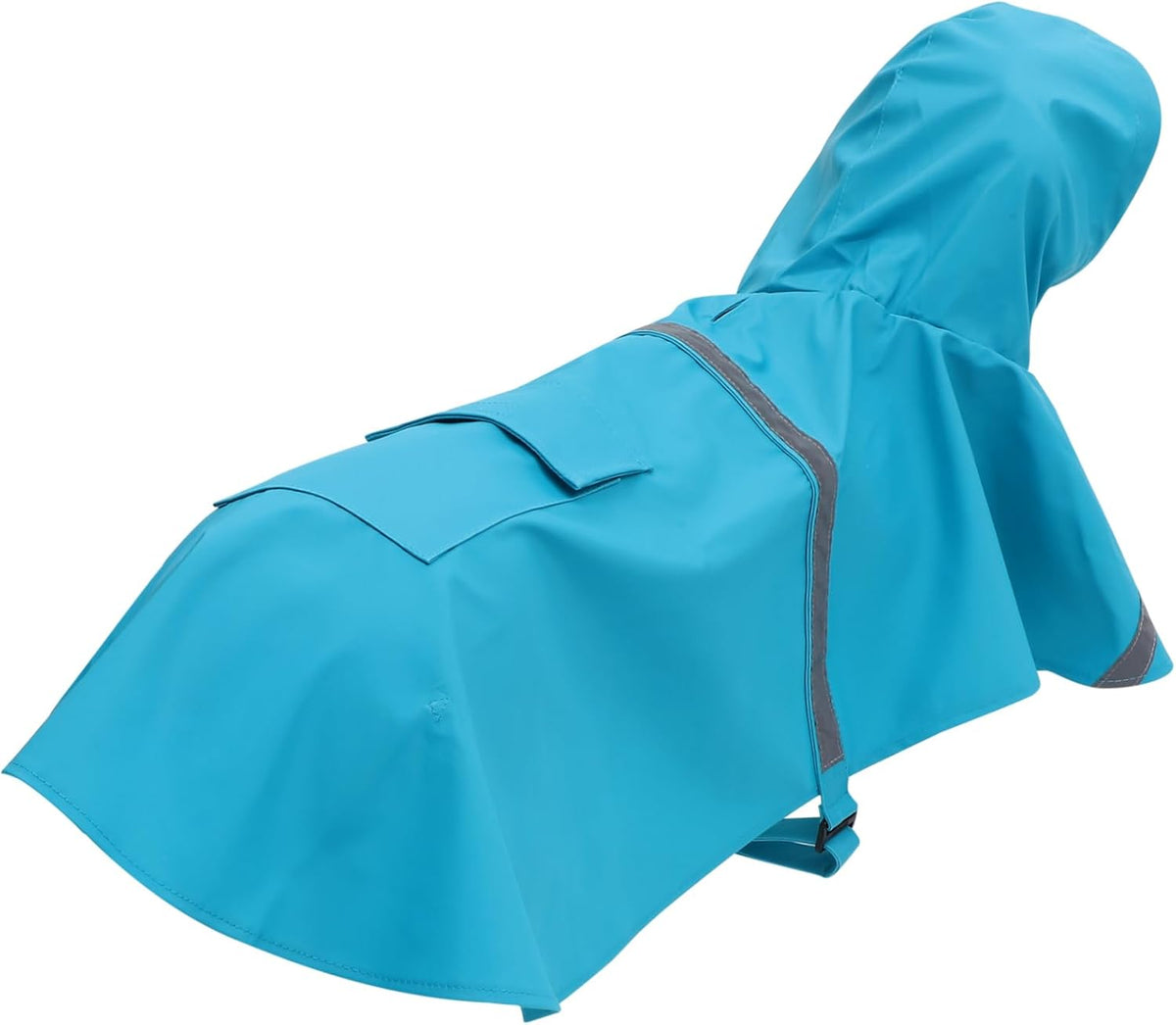 YARNOW Dog Reflective Raincoat Hood for Large Dogs Lightweight and Comfortable Outdoor Coat for Labrador and Medium Breeds Lake XL