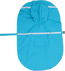 Reflective Dog Raincoat Hood for Breeds Lightweight Pet Coat for Outdoor Activities Keeps Dogs Dry and Comfortable Rainy Weather
