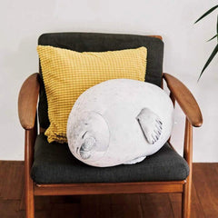 EHOTONG Cute Blob Seal Pillow, Chubby Seal Plush Hug Pillow Soft Stuffed Animal Toy (Gray,11.5")
