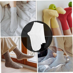 3pairs Softball Socks Men's Female's Fencing Socks Compression Tube for Sports Soccer Baseball