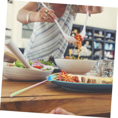 Colorful Stainless Steel Dinner Forks Premium Tableware for Home Kitchen Elegant Design for Serving Fruits Cakes and More Dishwasher Safe Prong Cutlery for Dining and Entertaining