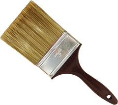 MBS Lightweight All Purpose 4" Paint Brush 100% Polyester Bristles for use with All Paints and Stains