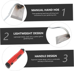 Garden Hand Hoe Ergonomic Weeding Tool for Digging Soil Loosening and Planting Compact and Portable Gardening Supply for Outdoor Use Styles Included