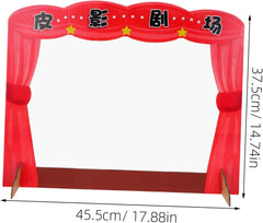 VICASKY 1set Boy Girl Shadow Puppet Theater with Creative Play Props for Interactive Storytelling Games Family Fun with Engaging Shadow and Imaginative Role Play Activities