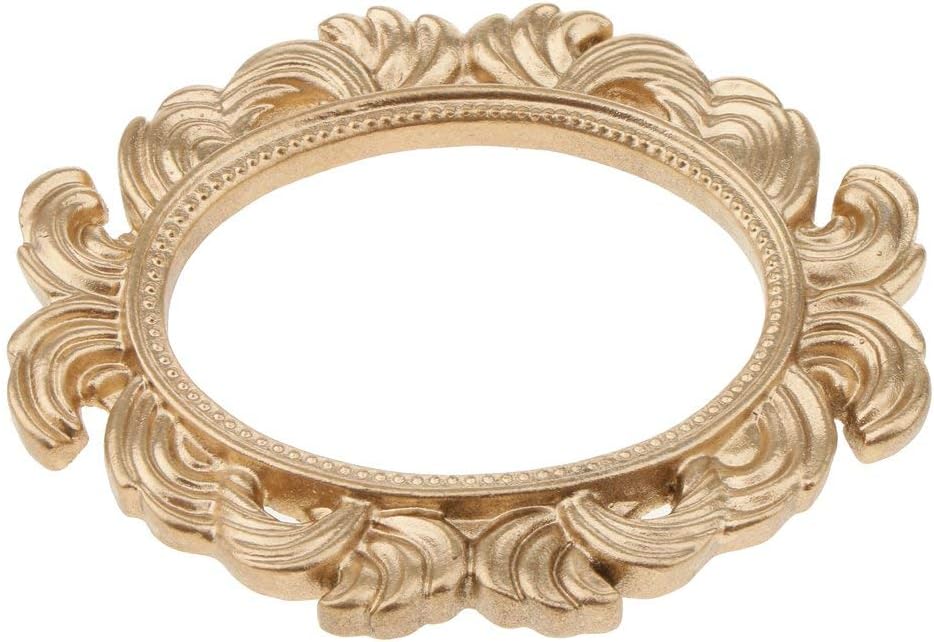 non-brand Photo Frame Wedding Photo Frame in Resin Vintage Baroque Style Decoration Home Room Wall Decor Prop, Rectangle