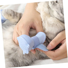 4pcs Dog Rain Boots Dog Shoes for Rainy Days Lightweight Tep Material for Pet Footwear