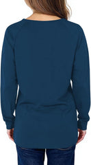 SELINK Girl's Casual Big Kids Long Sleeve Striped Color Block Casual Tees with Pockets