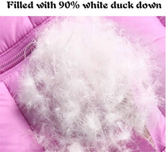 100-160 Cm Girls Winter Jacket for Boys Kids Jacket Hood Down Coat Children Jacket Outerwear