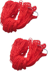 HANABASS 2pcs Nylon Camping Swing Hammock Portable Outdoor Leisure Bed Hanging Nap Bed for Camping Hiking Picnic