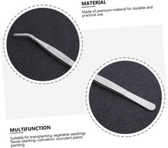 LIFKOME 6Pcs Garden Tweezers Ergonomic Hand Tools for Succulents Indoor and Outdoor Gardening Durable Lightweight Gardening Accessories