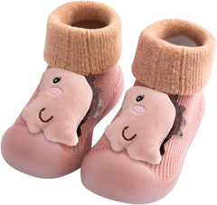 Toddler Robe And Slippers Boys Sole Baby Slipper Kids Patchwork Rubber Girls Warm Boys Slide Sandals Big Kid