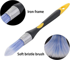 Precision Round Paint Brush for Detail Work, Soft Bristle Edge Painting Tool for Corners, Edges, and Trim