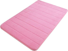 Memory Foam Bath Mat Rug, Ultra Soft and Non-Slip Bathroom Rugs Comfortable, Super Water Absorption, Machine Wash, Easier to Dry Floor Rugs Decor Foot Mat for Bathroom, Shower, Tub