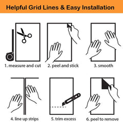 MulYeeh 17.5'' x 118'' Adhesive Peel and Stick Paper Herringbone Black White Wallpaper Removable Wall Covering Prepasted Decorative