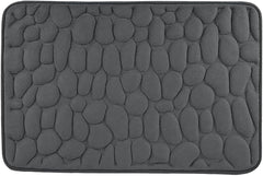 Memory Foam Bath Mat Massage Stone Embossed Bathroom Rugs Super Water Absorbent Machine Washable Bath Rugs Non-Slip Bath Mat Entrance Bedroom Floor Carpet Doormats Living Room