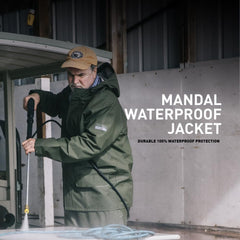 Helly-Hansen Workwear Mandal Waterproof Jacket for Men - Adjustable Hood, PVC-Coated Protective Windbreaker & Rain Coat