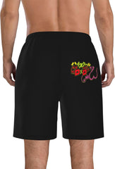 Akeno Himejima Swim Trunks Man's Quick Dry Board Shorts Summer Beach 9" Swim Trunks