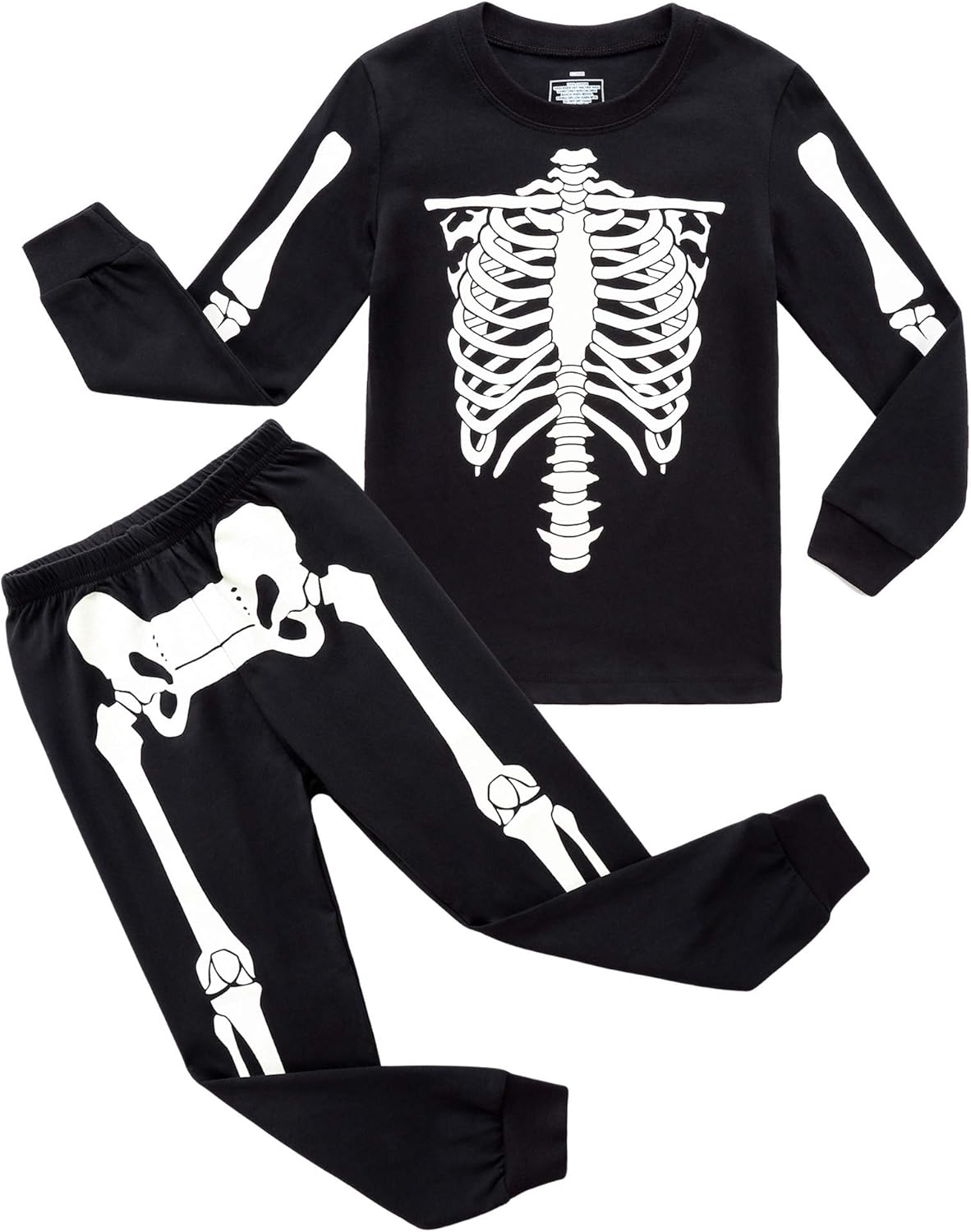 RKOIAN Little Boys Girls' Pajamas Sets Glow in The Dark Toddler Pjs Cotton Kids Sleepwear