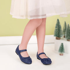 PANDANINJIA Rika Girls Dress Shoes Flower Girl Mary Jane Flats Wedding Party School Shoes for Toddler Little Kid Big Kid