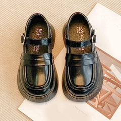 Baby Girls Bowknot Mary Jane Shoes Flat Wedding Princess Dress Shoes Ballet Flat Flower Girl Party School Shoes (Black, 3.5-4 Years Toddler)