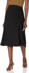DKNY Women's Pull on Pleated Everyday Midi Skirt