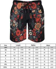 Men's Swim Trunks Wreath of Daisies Beach Shorts Quick Dry Summer Bathing Suit Swimwear Beachwear with Pockets