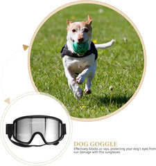 Uv Protection Dog Sunglasses Strap Windproof Pet Eyewear for Breeds for Outdoor Activities and Pet Photography