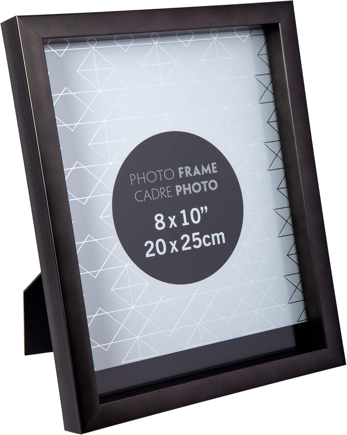 Shiny Decorative PS, 8 x 10 inches, Gun Beautiful Metallic Photo Frame, 8" x 10",65086DC-GU