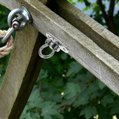 VANZACK Ceiling Mounted Swing Hanger Heavy Duty Stainless Steel Hook for Hammocks Chairs and Swings Easy Installation for Indoor and Outdoor Use and Stable Structure