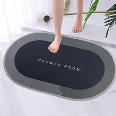 Bathroom Floor Mat, 2024 New Bath Mat, Super Absorbent Bath Mat, Bathroom Rugs Non Slip Washable, Quick Dry Shower Mats, Ultra Soft Bath Mat, 23" x 15"