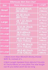 EllieHouse Womens Long Tutu Party Evening Tulle Skirt PC05