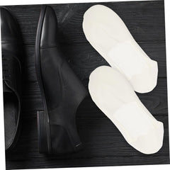 6pairs Low Cut Ice Silk Socks for Men Women Breathable Moisture-wicking Invisible Design for Cushioned Towel Bottom Black White