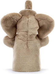 DEMDACO Animalcraft Grey 11 Inch Stuffed Plush Puppet Peanuts The Elephant