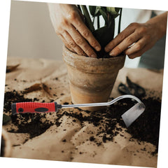 BESPORTBLE Multipurpose Hand Hoe Gardening Tool for Weeding and Cultivating Portable Garden Hand Tool Ergonomic Grip and Sturdy Steel Head