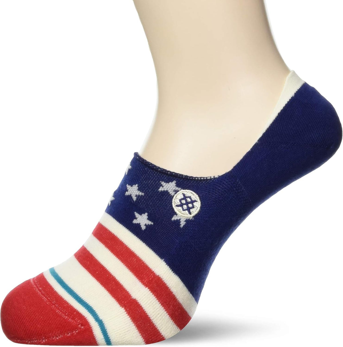 Stance mens No Show the Fourth St Liner Socks, Red, Small US