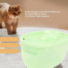 Cat Water Fountain 2.3L/77oz Pet Foundatin Water Bowl for Indoor Cats Automatic Dog Drinking Dispenser Dish Animal Feeding & Watering Supplies
