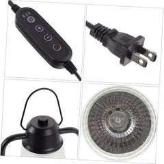 1 Set Candle Melt Warmer Lamp Electric Wax Warmer with Brightness Timer for Jar Candles Smokeless Aromatherapy Lamp for Home Decor Housewarming US Plug