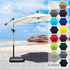 Umbrella Canopy 2/3/2.7 m 6 Ribs Parasol Replacement Canopy Cover,Umbrella Replacement Top,parasol cover for Outdoor Patio Garden Pool,multicolor