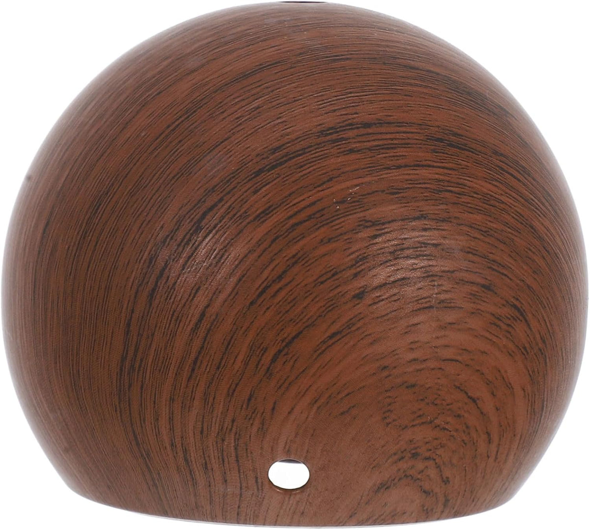 Iron Globe Table Lamp Base Vintage Decorative Metal Lamp Stand Hollow Walnut Finish for Home Lighting