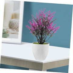 MAGICLULU 2pcs Faux Potted Plants Artificial Flower Bonsai Decoration Realistic Greenery for Home Decor Table Centerpiece Indoor Faux Plant Arrangement