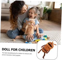 Cartoon Ant Hand Puppet Soft Plush Role Play for Interactive Storytelling Safe Material for Adults for Imaginative Play and Motor Skills Development