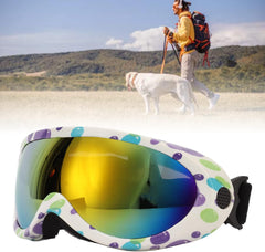 Dog Sunglasses Dog Goggles, Dust Winproof Pet Glasses for Dogs Eyes Wear for Medium or Large Dog ( Blue Frame)