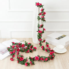 Spring Easter Artificial Flowers for Decoration Artificial Plants Indoor OutdoorArtificial Peony Vine Flowers Garland Hanging Silk Plants Vine for Wedding Arch Party Garden Home Bedroom(n199)