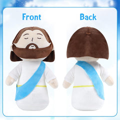 Jesus Plush Stuffed Doll - 11 Inch My Friend Jesus Plushie Doll Christian Religious Stuffed Toys Bible Savior Jesus Plushy Pillow Christmas Easter Birthday Baptisms Gifts for Kids Boys