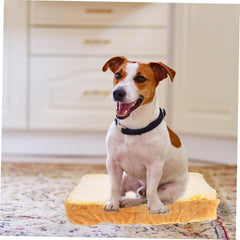 BESPORTBLE Creative Toast Bread Pet Cushion Bed Soft Mattress for Cats Dogs for Sleeping Playing Resting Easy to Unique Toast