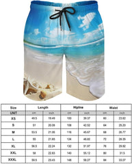 Men's Swim Trunks Bright Sunshine Summer Beach Beach Shorts Quick Dry Summer Bathing Suit Swimwear