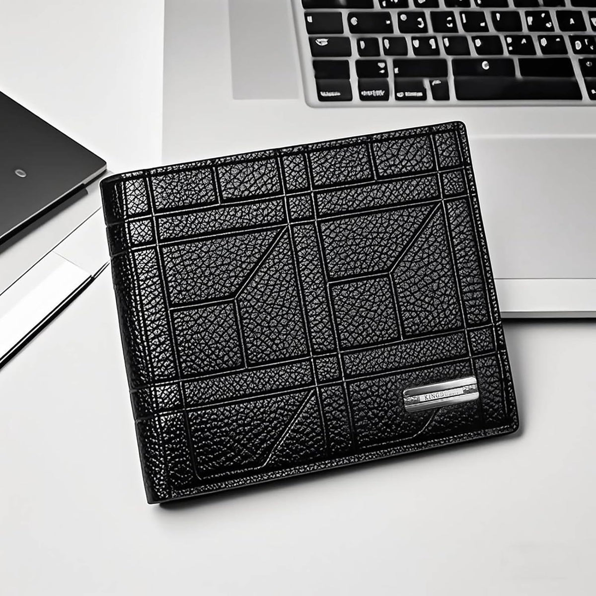 Wallet For Men With Coin Purse,Bifold Mens Wallets With Credit Card Holder Pu Leather Men'S Wallet With Money Clip Black