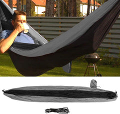 Camping Hammock, High Strength Portable Outdoor Single Double Hammocks with Strap, 260X140Cm