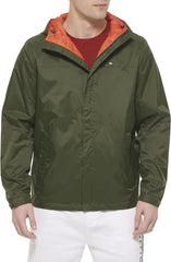 Tommy Hilfiger Men's Lightweight Breathable Waterproof Hooded Jacket