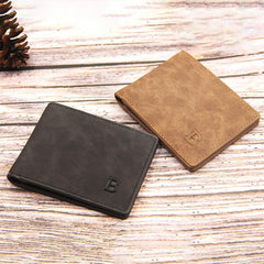 cdar Wallet, Slim Wallet For Men,Thin Minimalist Bifold Design, Metal Wallet With Money Clip For Men,Credit and Debit Cards, Driver's License Black